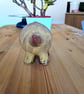 Ceramic triceratops, dinosaur ornament - Image 3