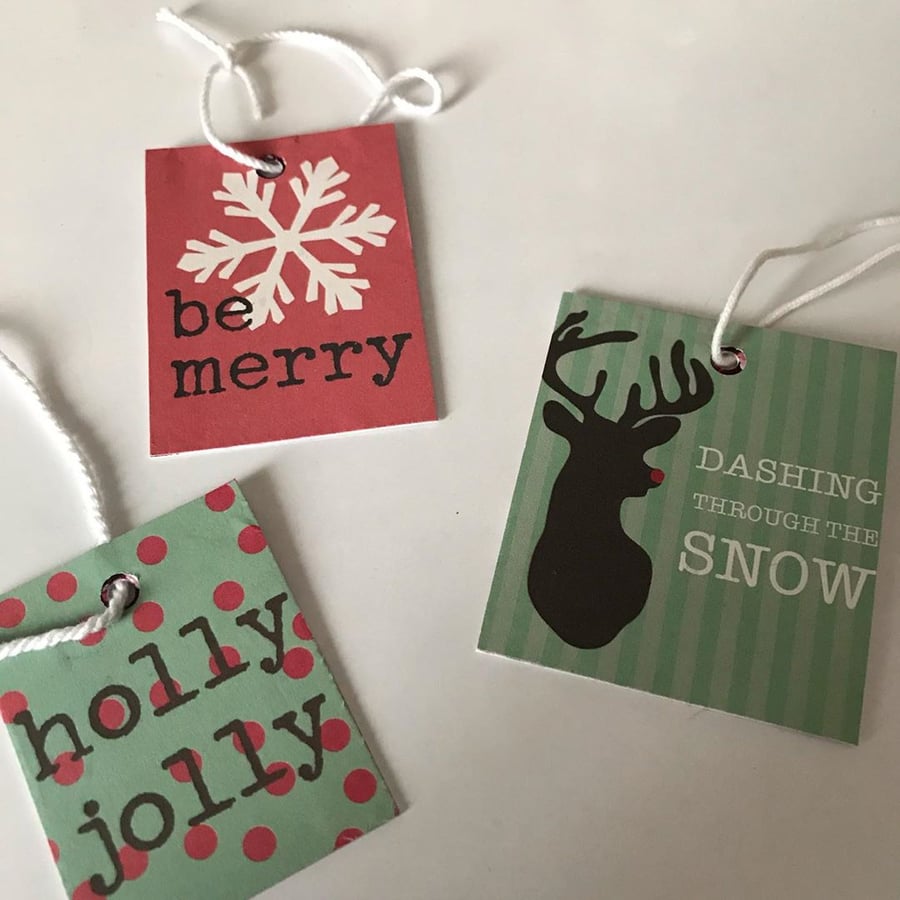 Contemporary Christmas Gift Tags 