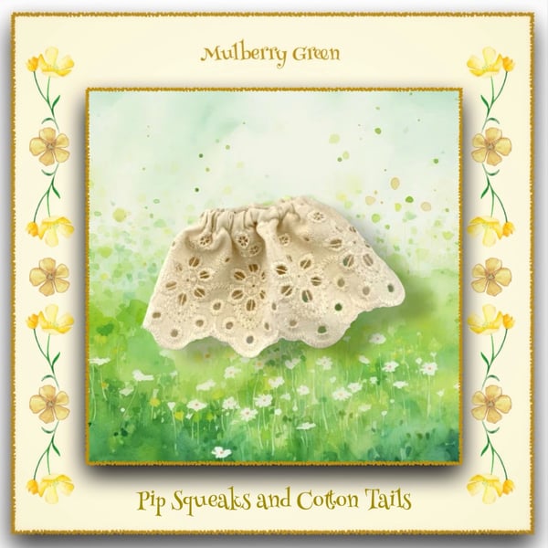 Pip Squeaks and Cotton Tails Broderie Anglais Petticoat