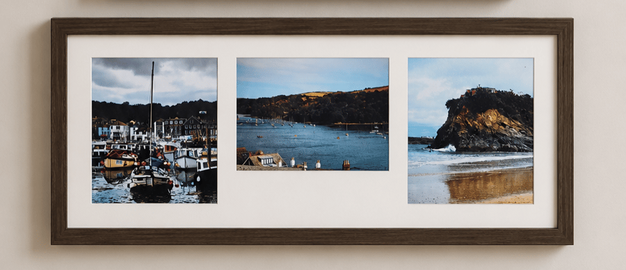 Cornwall Coastal Wall Art Print Set of 3 – Harbour & Seaside Photography