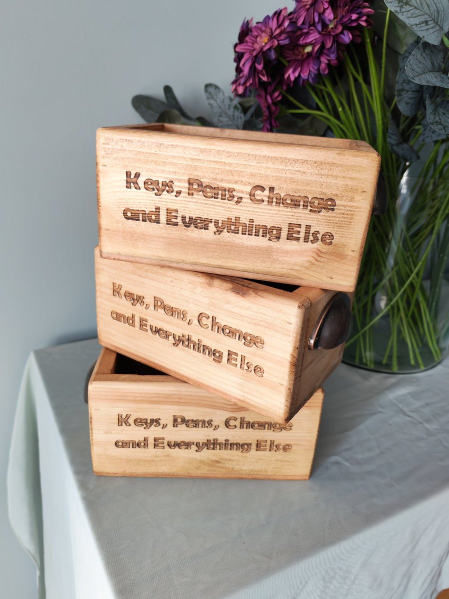 Handmade Wooden Tidy Tray