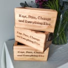 Handmade Wooden Tidy Tray
