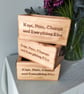 Handmade Wooden Tidy Tray