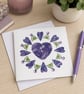 Paper hearts card 
