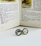 Birdwatcher Cufflinks, Nature Wildlife Gift for Him