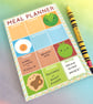 Weekly Meal Planner - Kawaii Magnetic Notepad - Image 2