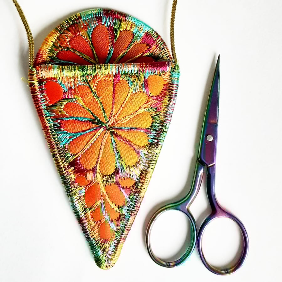 Scissor Holder Necklace Haberdashery Craft Room Folksy
