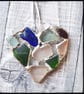 Seaglass mosaic heart suncatcher  - Image 4