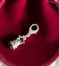 Wishing Well, clip on charm, stitch marker, zipper pull, planner charm  - Image 4