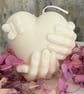 Heart 3d shape candle