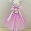 Ballerina Mouse with Tutu and Crown