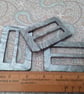 2 & 12" (63mm ) VINTAGE GREY Slide Buckle - Image 6