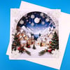 Large Christmas Card, Wife Husband, Parents,Sister,Family