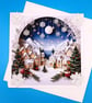 Large Christmas Card, Wife Husband, Parents,Sister,Family