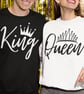 King Queen Couples Jumper Set Anniversary Valentines Couple Gift Matching  - Image 1