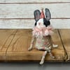 Spun Cotton Sitting Rabbit Brown