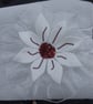 Daisy Fused Glass Wavy Serving Bowl or Ornamental Approx 10" Wide - Image 3
