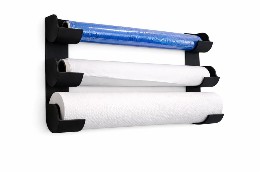 Cling Film-Aluminium foil-Baking paper Roll Holder-Dispenser - 45 - 180 - 40mm