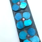 Hanging Turquoise Flower Mosaic