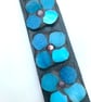 Hanging Turquoise Flower Mosaic