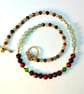 Tiger's Eye And Green Aventurine Necklace - Handmade In Devon - Image 2