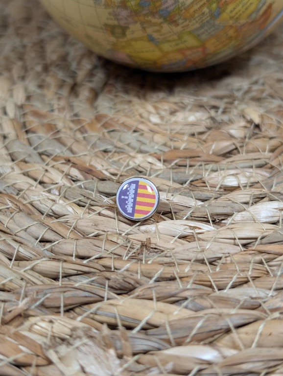 Majorca Flag Map Pin – Spanish Travel Map Push Pin for Wooden Maps, Majorca Pin