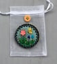 Hand Embroidered Buzzing Bee Brooch - Image 4