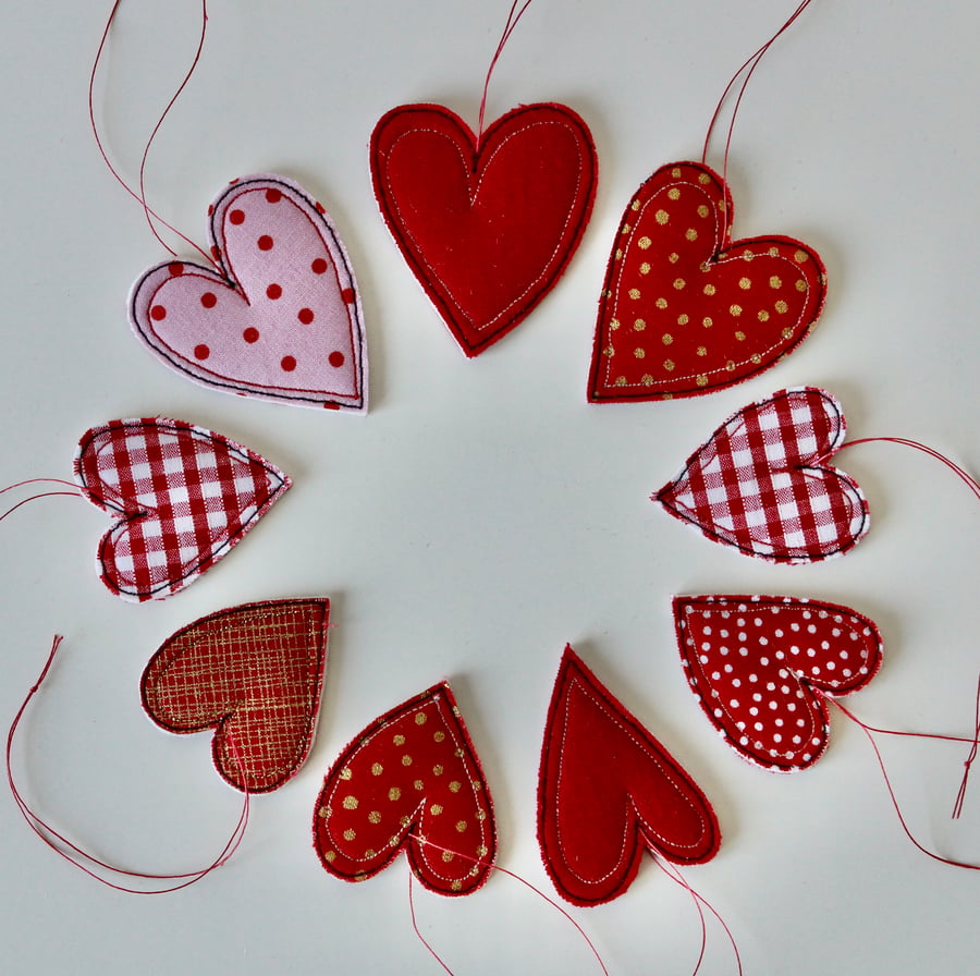 Heart Collection Six - Hanging Decorations