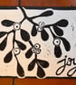 Mistletoe Christmas Card 
