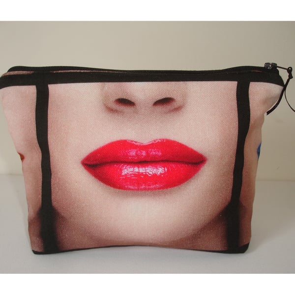 Lips Cosmetics Bag Pop Art Lipstick