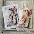 Door Hanger & Card Set- NL 0004 (Ballet Shoes)