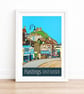 Hastings East Sussex travel poster print by Susie West - Image 2