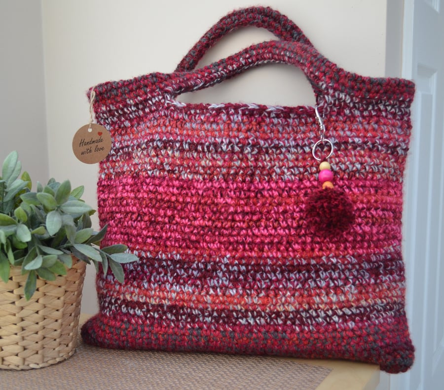 Gorgeous Red Short Handled Bag