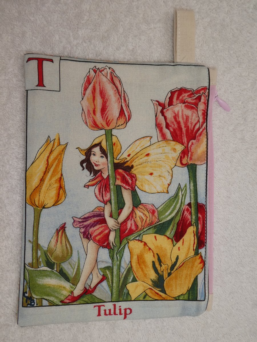 Flower Fairy Print Pixie Purse. T. Tulip.  Flower Alphabet Fairy