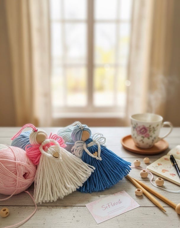 Set of 2 Handmade Guardian Angels - Mother’s Day Keepsake – Gift Box