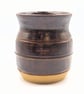 Bronze effect textured vase handmade - Image 1