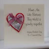 Mother's Are Like Buttons Mother's Day Heart Card