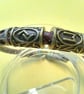 Leather Viking Rune Hook Bracelet  - Image 2