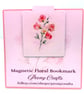 Sweet Pea Magnetic Bookmark - Botanical Bookmark Gift