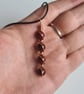 Handmade Red Snakeskin Jasper & Copper Pendant Necklace Gift Boxed  - Image 2
