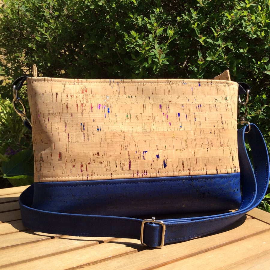 Cork bag, shoulder, crossbody 