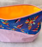Hummingbirds - Large zipped pouch for toiletries, shaving kit, art, etc... - Image 5