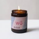 W Anchor Funny Rude Candle with Nautical Theme