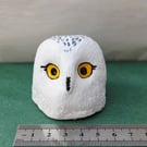 Baby Snowy Owl Sculpture