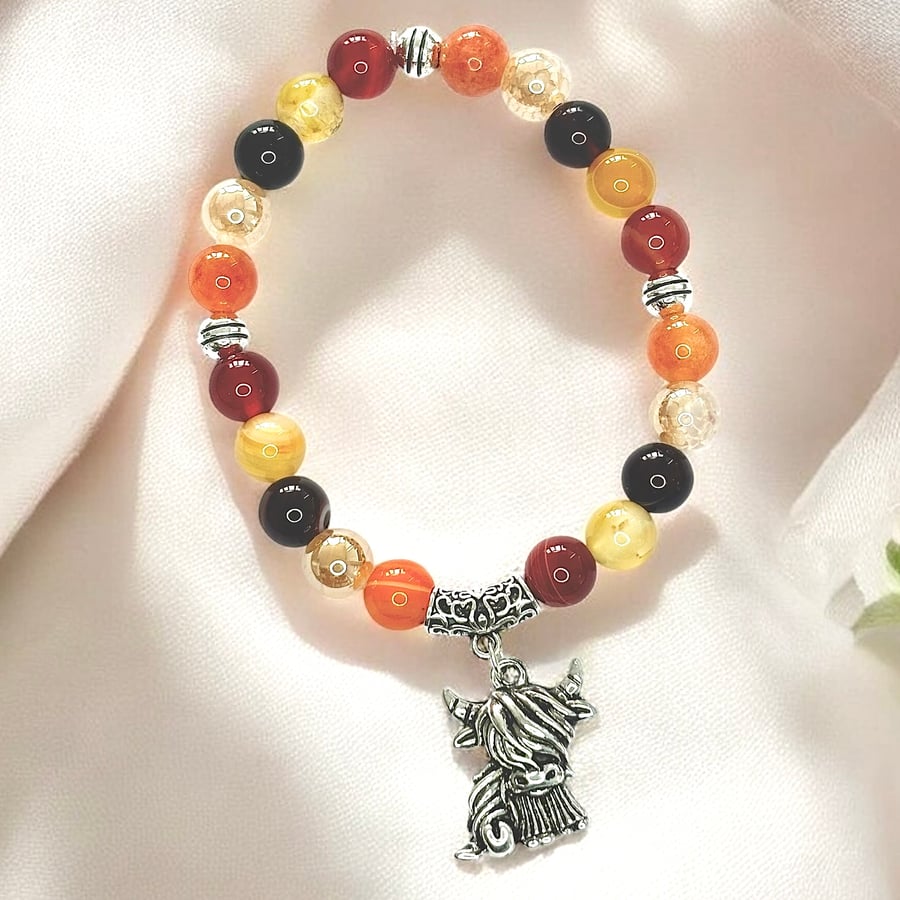 Highland Cow Bracelet 