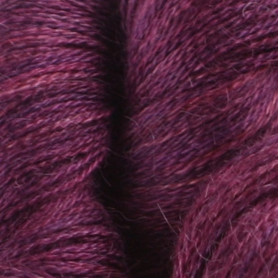 Berry Juice - Baby alpaca/silk laceweight yarn