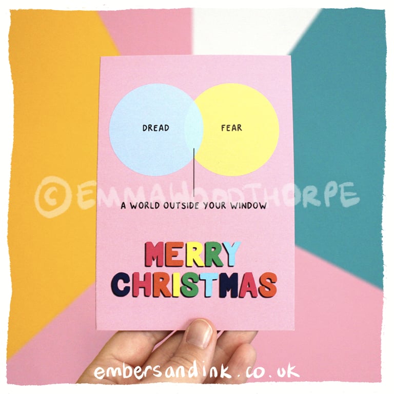 Band Aid 'Do They Know It's Christmas Time' Dread and Fear Christmas Card