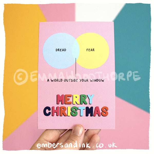 Band Aid 'Do They Know It's Christmas Time' Dread and Fear Christmas Card