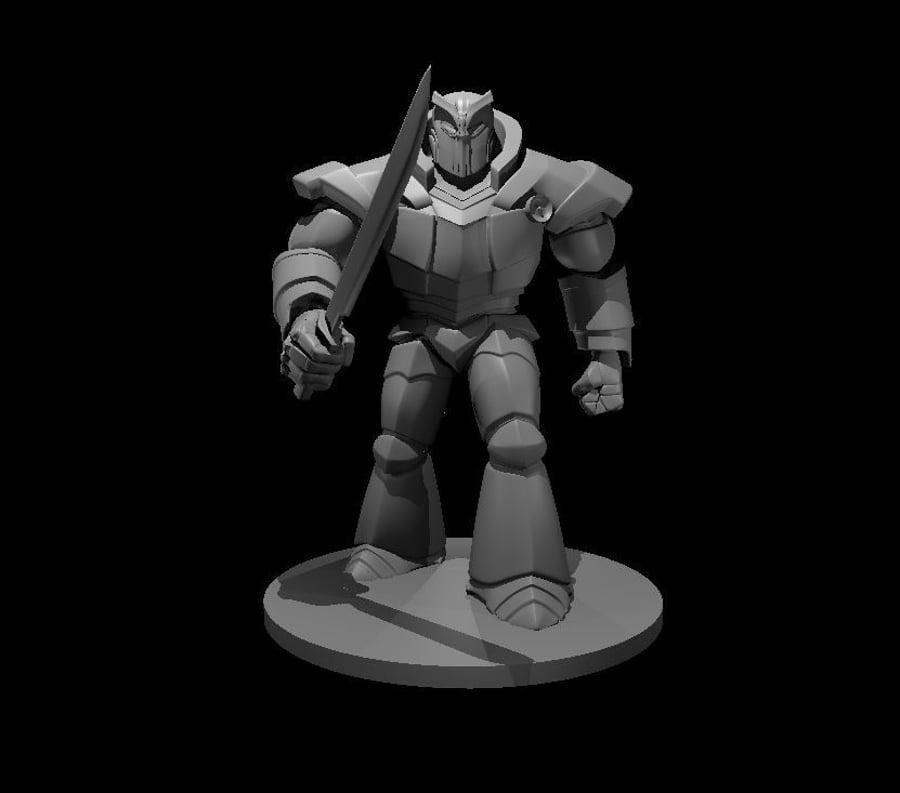 Iron Golem - 3D Printed Resin DnD Pathfinder Figure Mini Miniature