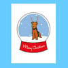Welsh Terrier Christmas Card